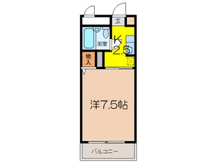 エクシード高木瀬の物件間取画像